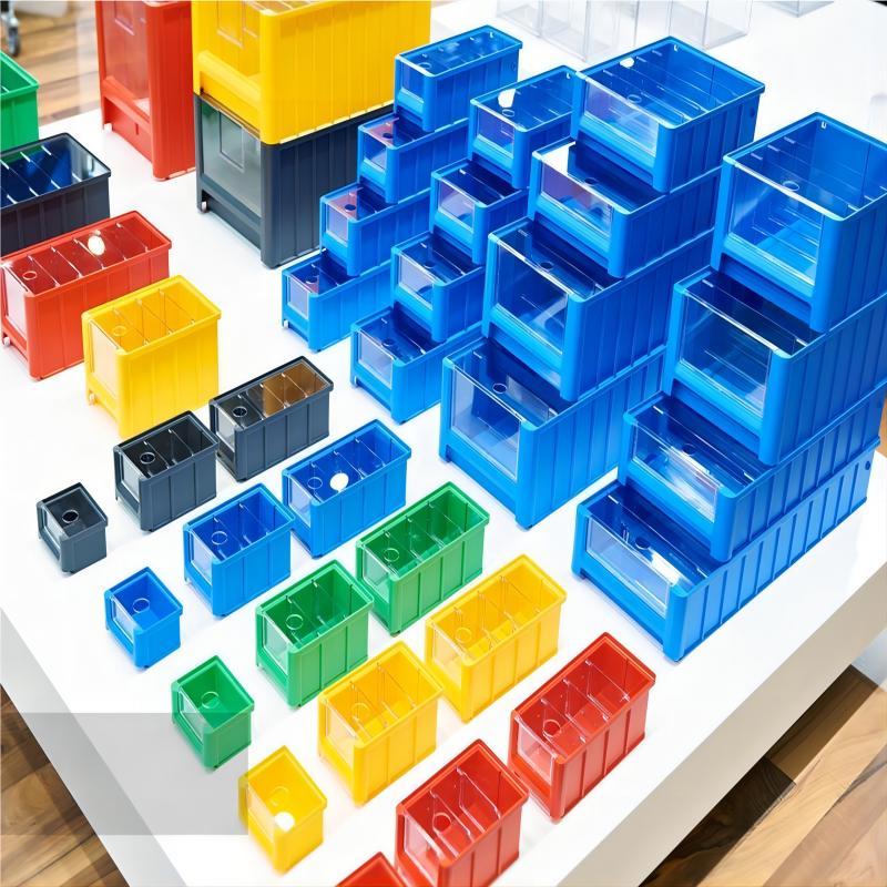 plastic storage bins