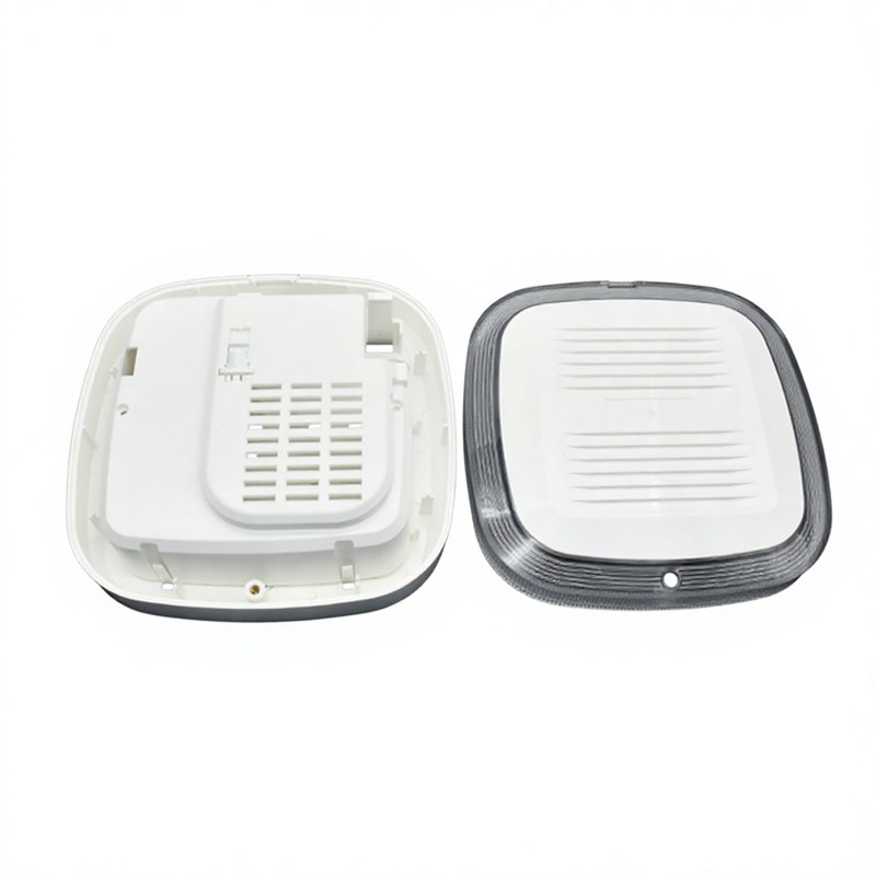 Custom White ABS Router Shell Injection Molding